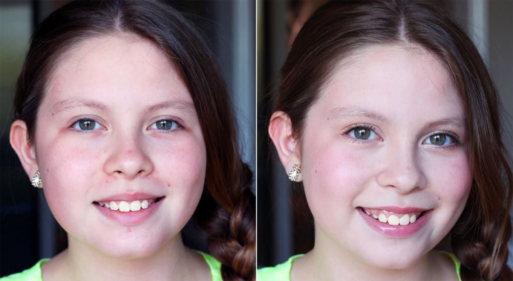 Fresh Tween Makeup: Tutorial for a 12-Year-Old | Beautygeeks | Makeup ...