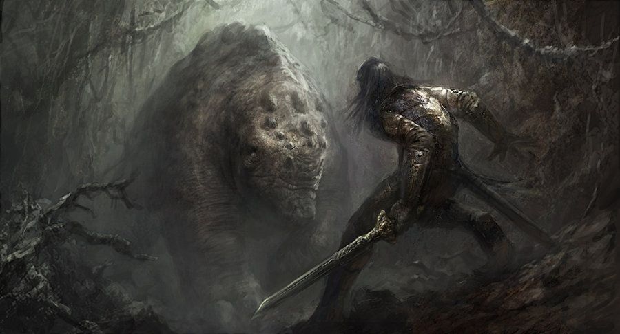 Monster Approach | Monster, Barbarian king, Sword and sorcery