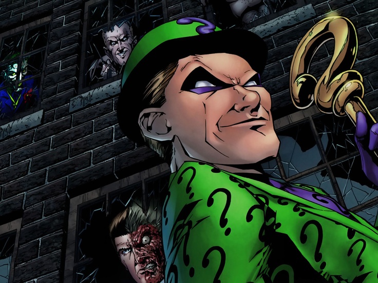 The Riddler | Riddler, Greatest villains, Marvel and dc characters