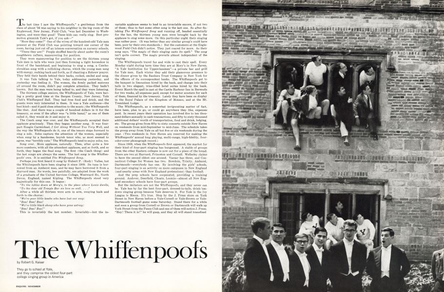The Whiffenpoofs Are Expensive | Esquire | NOVEMBER 1964