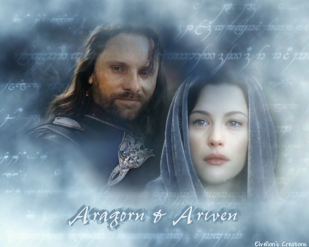 Arwen and Aragorn - Aragorn and Arwen Wallpaper (7610508) - Fanpop