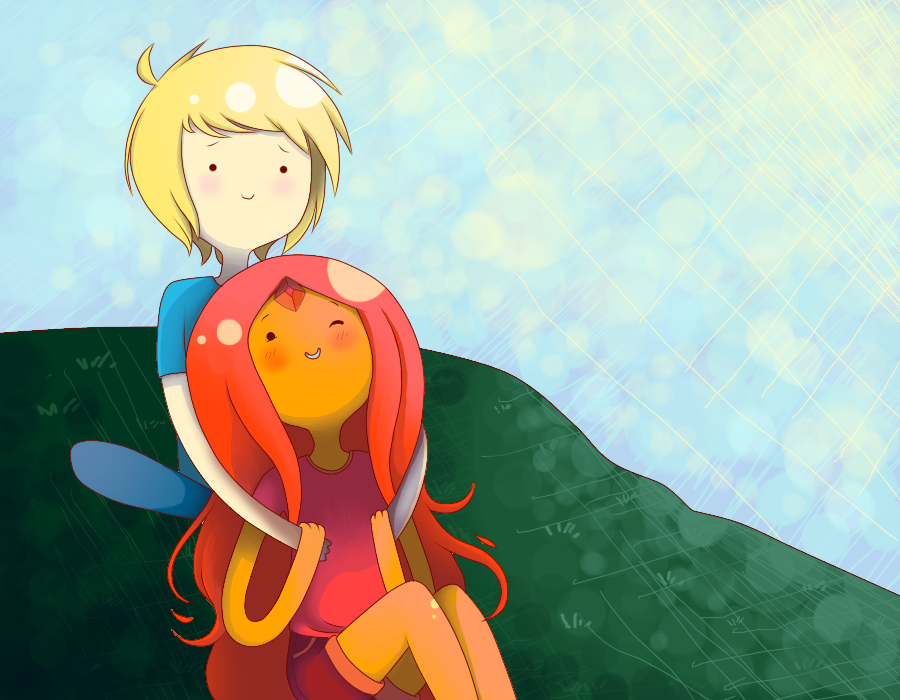Finn and Flame Princess - Adventure Time Couples Fan Art (34654221 ...