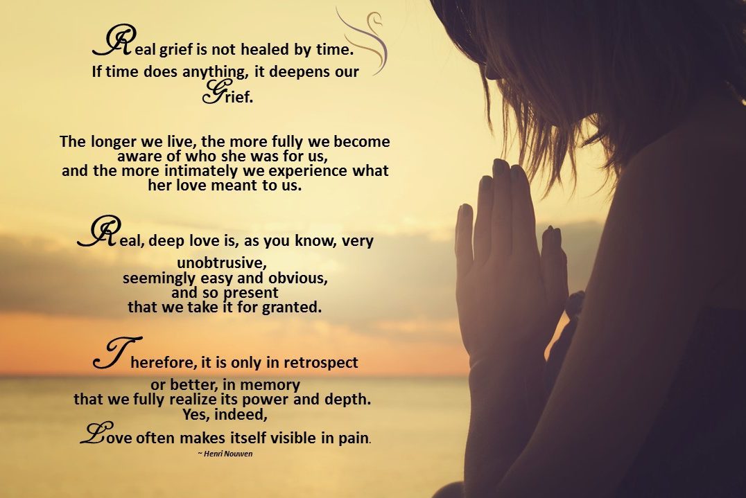 Grief Quote Real Grief - Swanborough Funerals