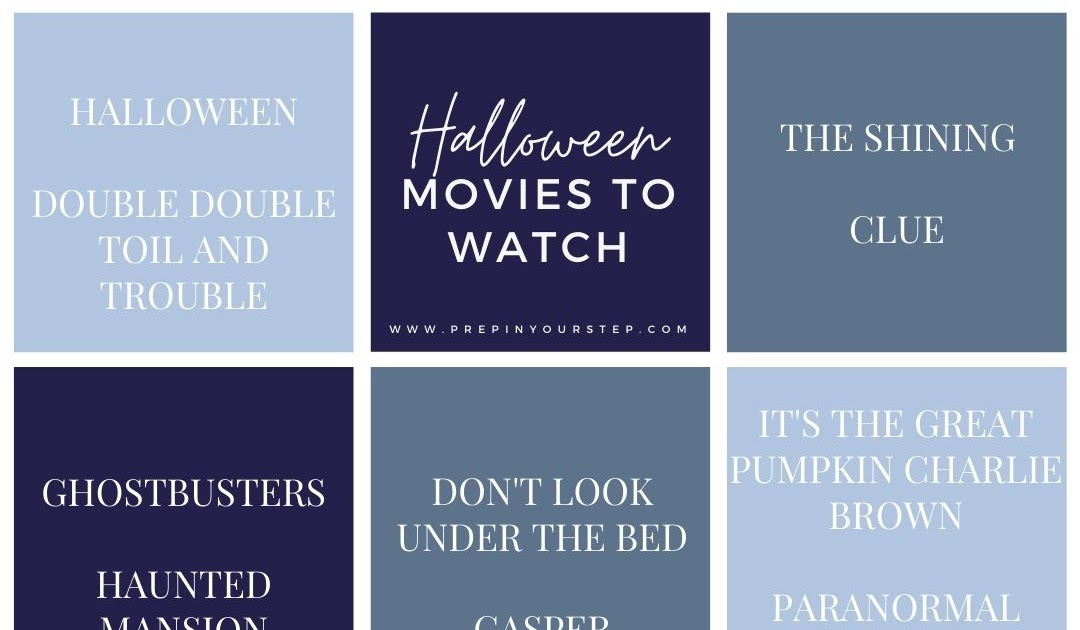 Prep In Your Step: Halloween Movies to Watch this October