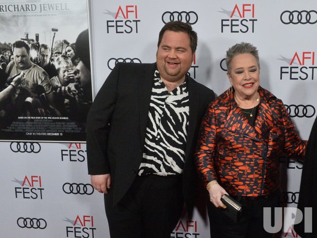 Paul Walter Hauser and Kathy Bates attend 