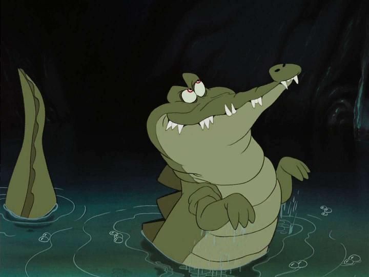 Co reprezentuje krokodýl v Peter Pan?