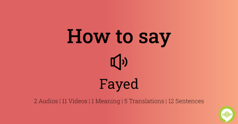 The Significance Behind the Name Fayed.