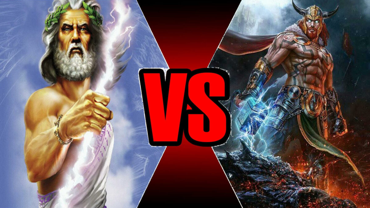 Who is stronger Zeus or Thor mythology?