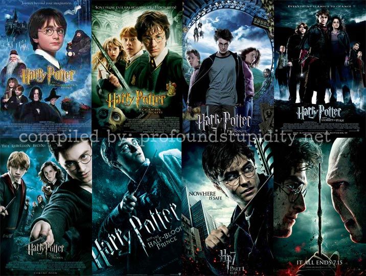Harry Potter!!! I grew up with the books and these amazing movies ...