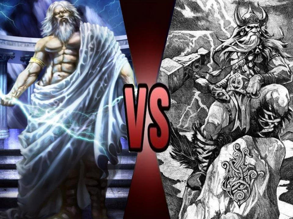 DWOAH: Zeus vs Thor by Garchompisbeast on DeviantArt
