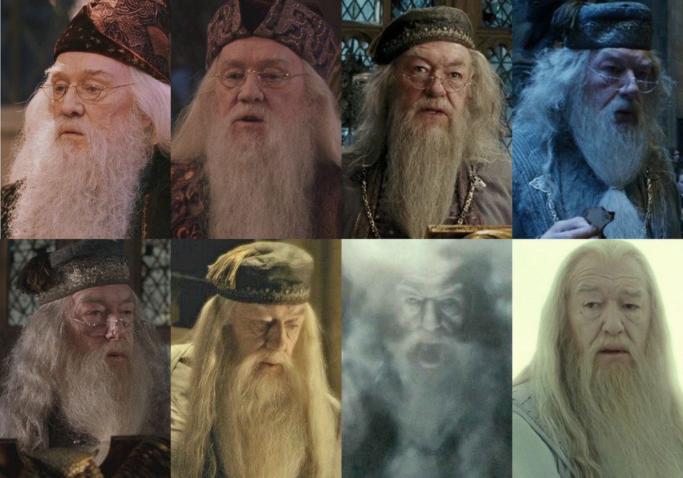 Albus Dumbledore (Richard Harris + Michael Gambon) | Harry potter ...