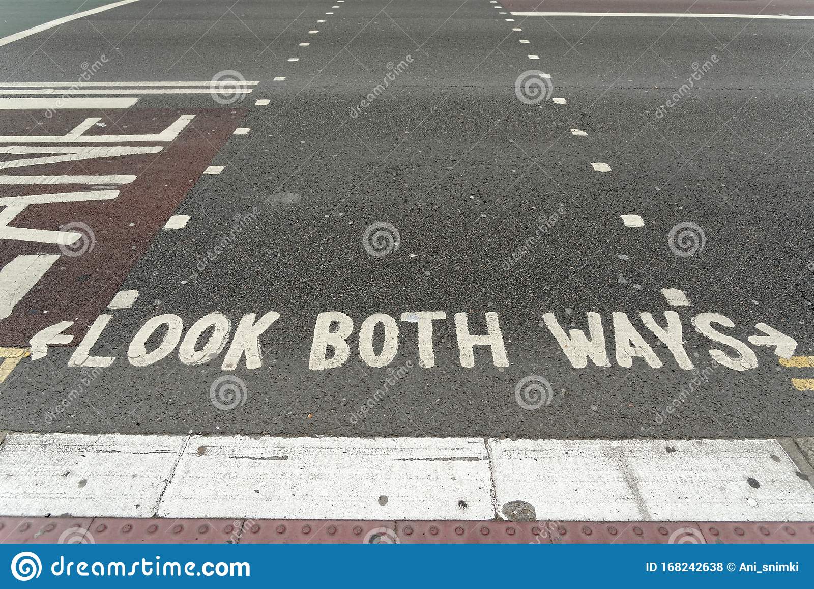 Look both ways sign stock photo. Image of london, city - 168242638