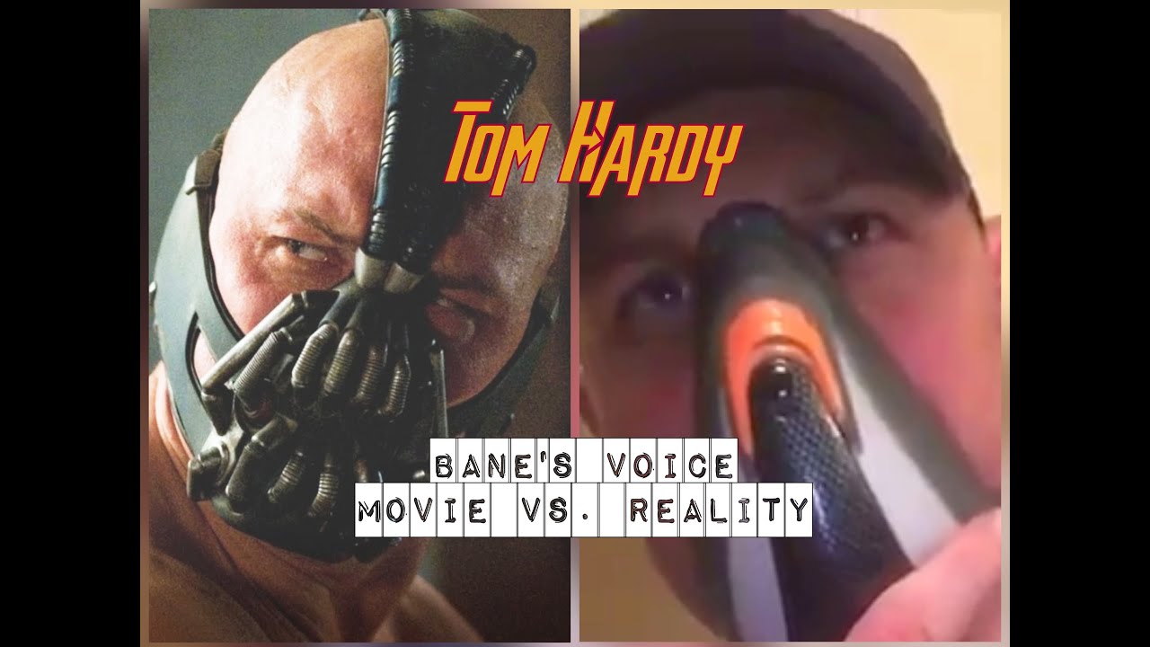 Bane's voice - Tom Hardy || The Dark Knight Rises - Movie vs Reality   ...