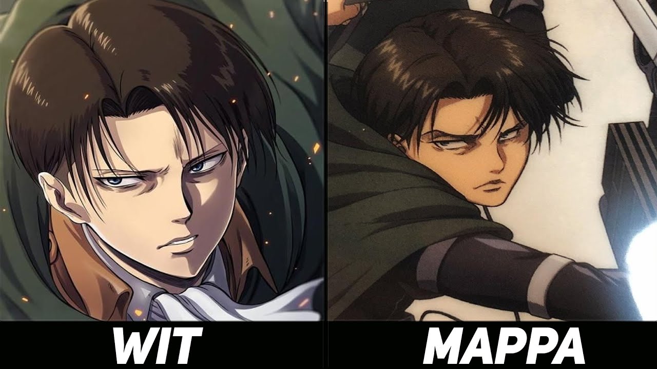 Character Design Comparison Wit Studio vs Mappa - Attack on Titan ...
