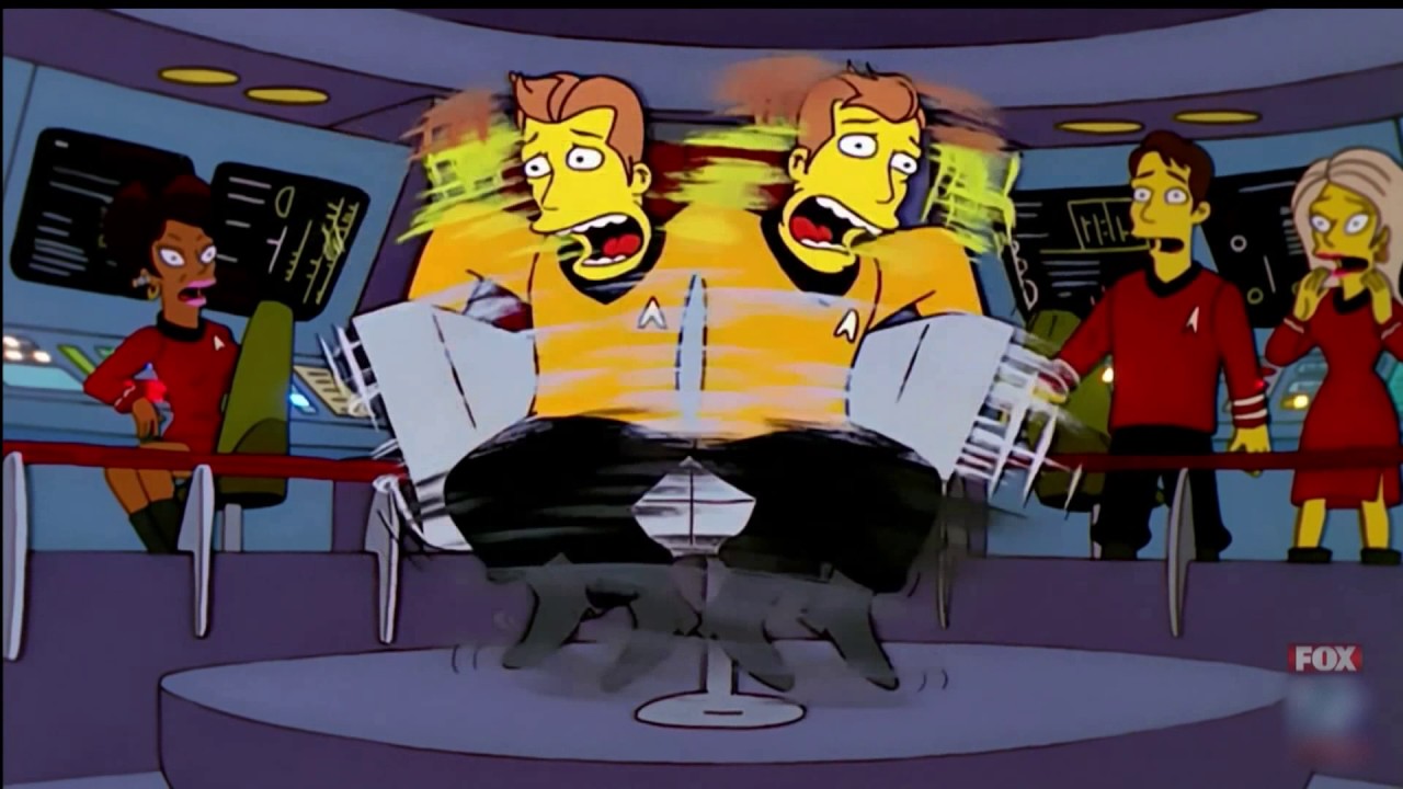 The Simpsons - Comic Book Guy's Star Trek Hallucination (Season 12 Ep ...