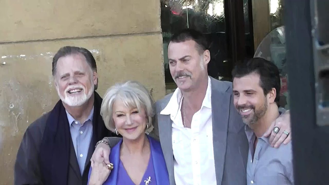 Helen Mirren and her Family in Hollywood - YouTube