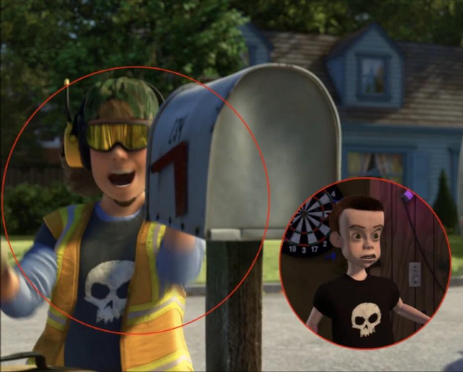 In Toy Story 3 (2010), an older version of Sid from Toy Story (1995 ...