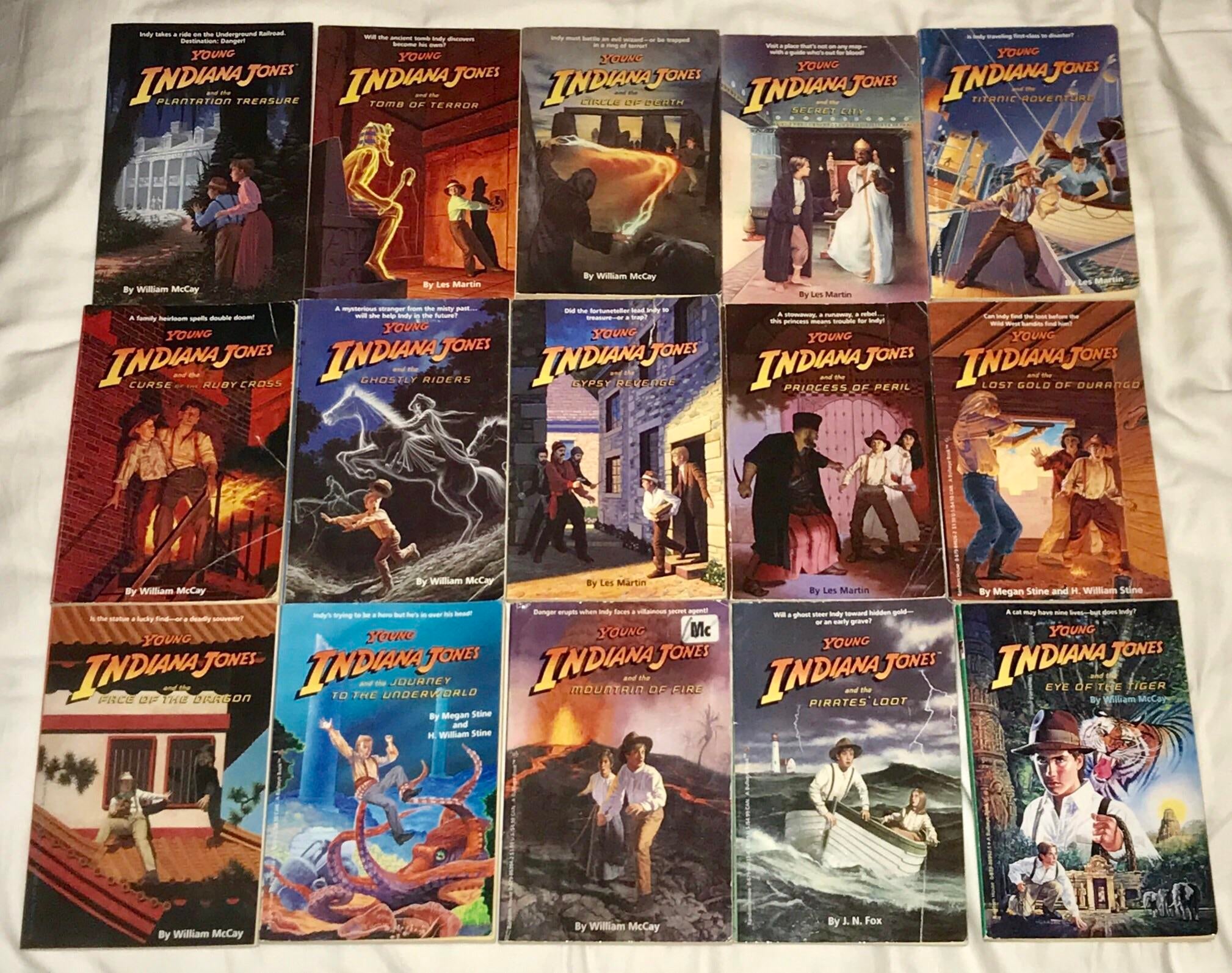Finally completed - Young Indiana Jones book collection! : indianajones
