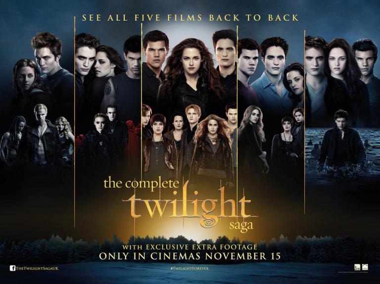UK Poster for The Complete Twilight Saga Screenings - All 5 Twilight ...