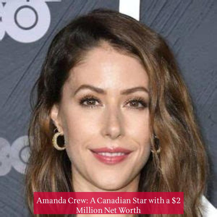 Amanda Crew: A Canadian Star with a $2 Million Net Worth