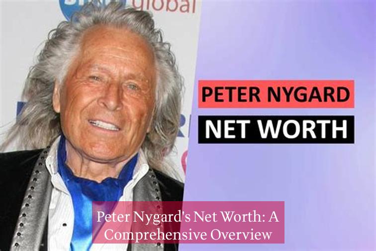 Peter Nygard's Net Worth: A Comprehensive Overview