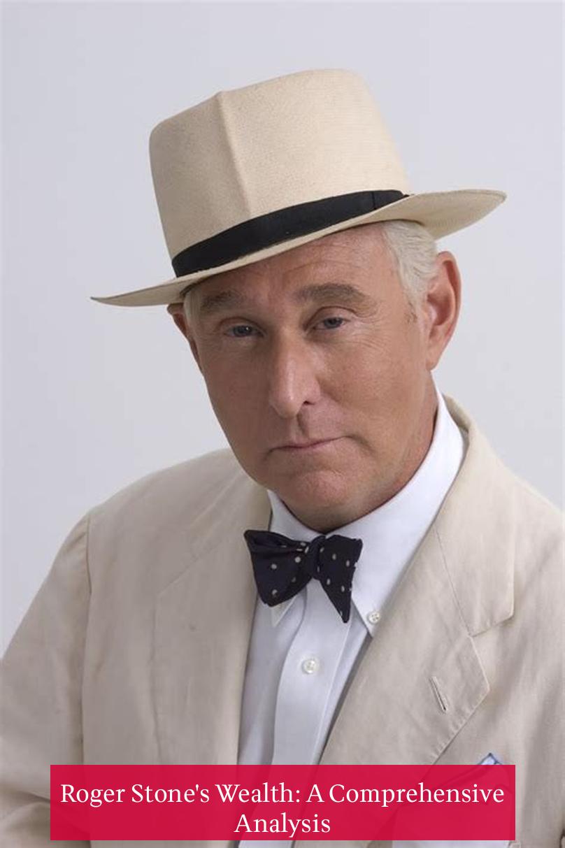 Roger Stone's Wealth: A Comprehensive Analysis