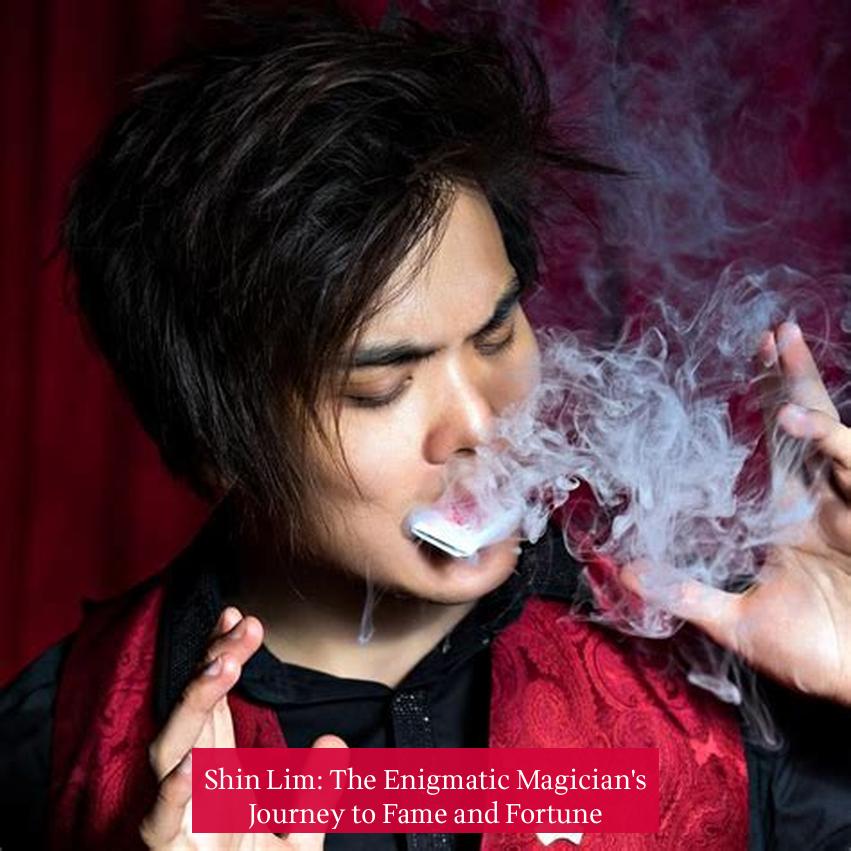 Shin Lim: The Enigmatic Magician's Journey to Fame and Fortune