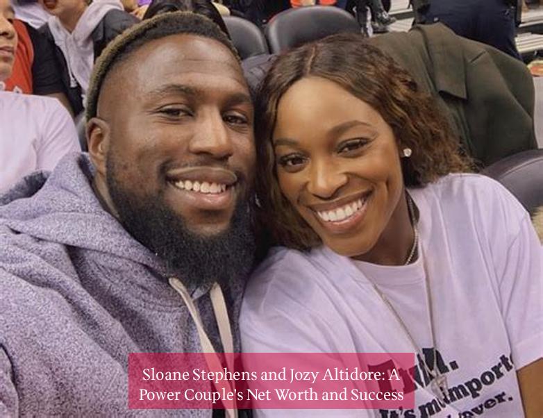 Sloane Stephens and Jozy Altidore: A Power Couple's Net Worth and Success