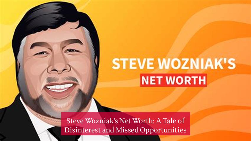 Steve Wozniak's Net Worth: A Tale of Disinterest and Missed Opportunities