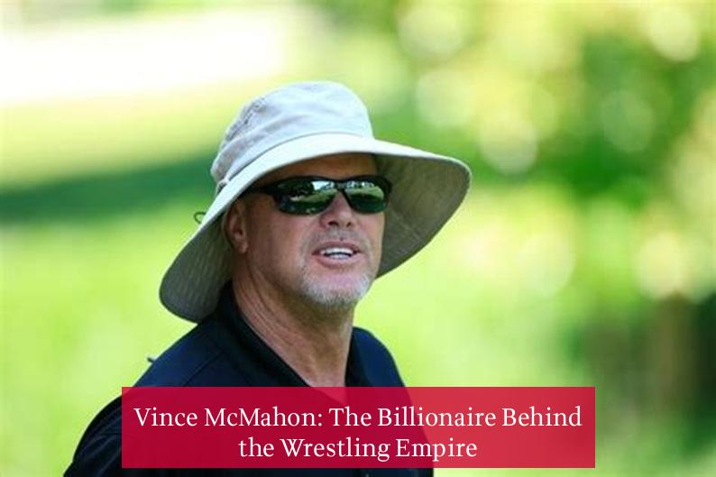 Vince McMahon: The Billionaire Behind the Wrestling Empire