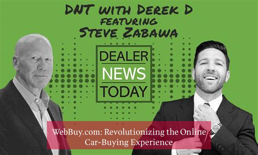 WebBuy.com: Revolutionizing the Online Car-Buying Experience