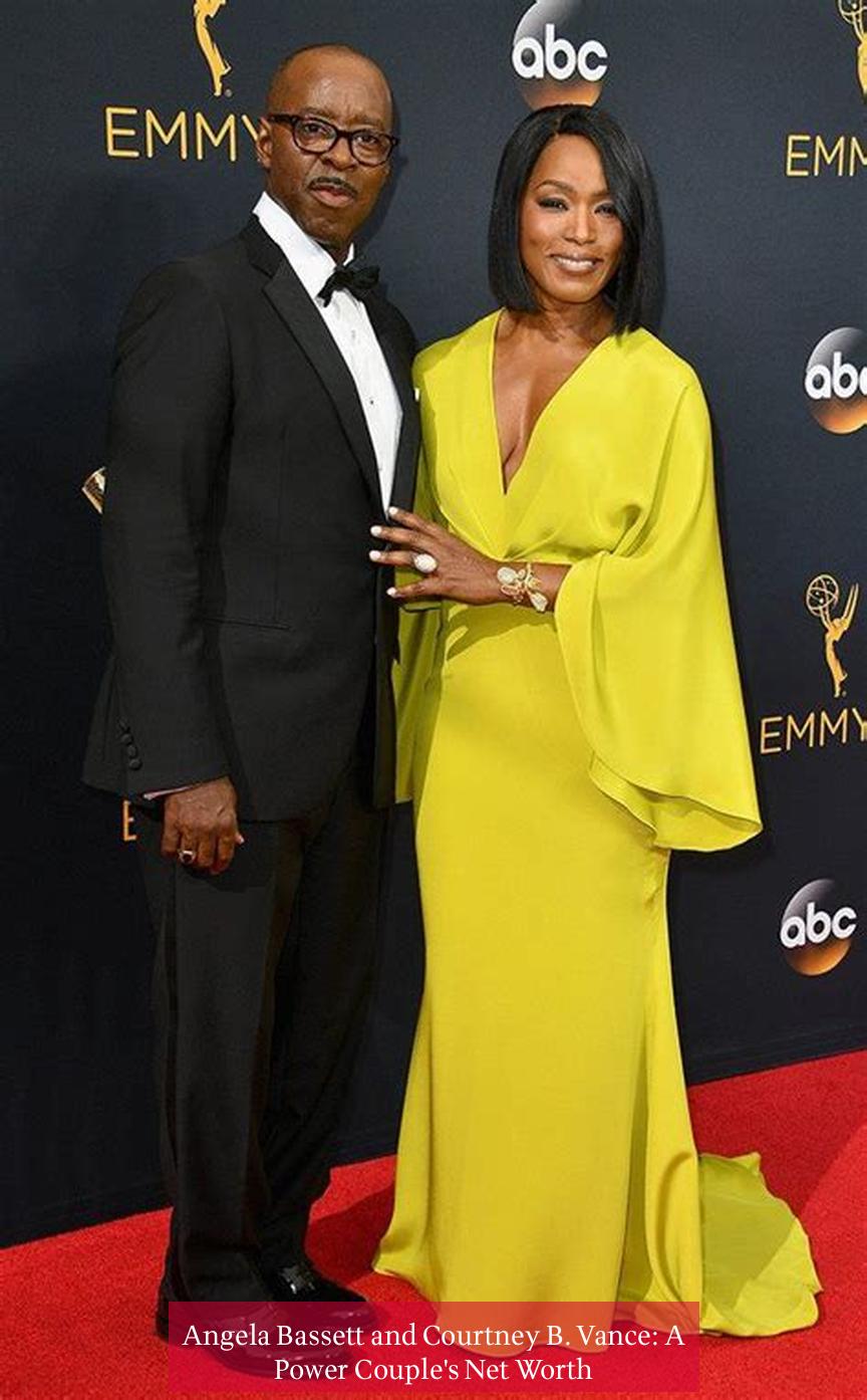 Angela Bassett and Courtney B. Vance: A Power Couple's Net Worth