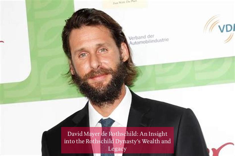 David Mayer de Rothschild: An Insight into the Rothschild Dynasty's Wealth and Legacy