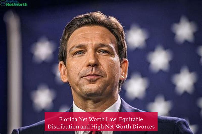 Florida Net Worth Law: Equitable Distribution and High Net Worth Divorces