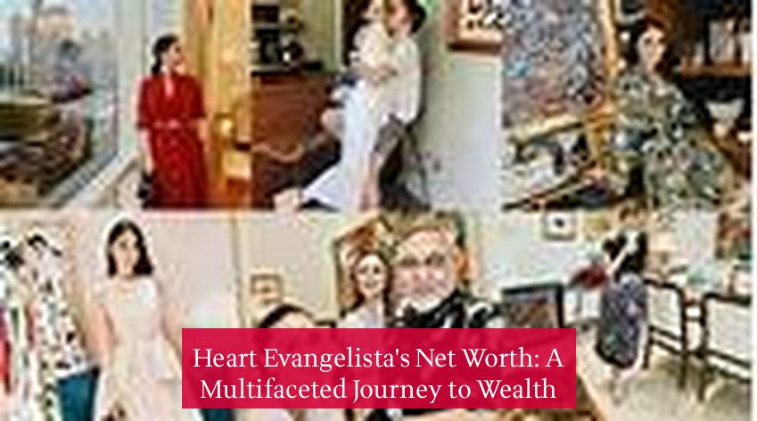 Heart Evangelista's Net Worth: A Multifaceted Journey to Wealth