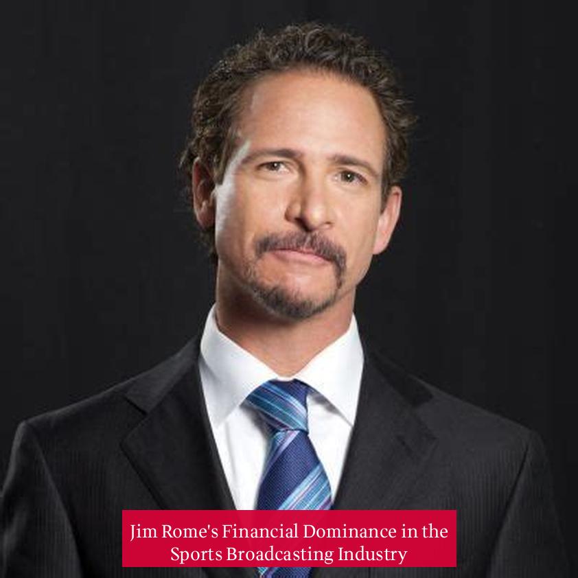 Jim Rome's Financial Dominance in the Sports Broadcasting Industry