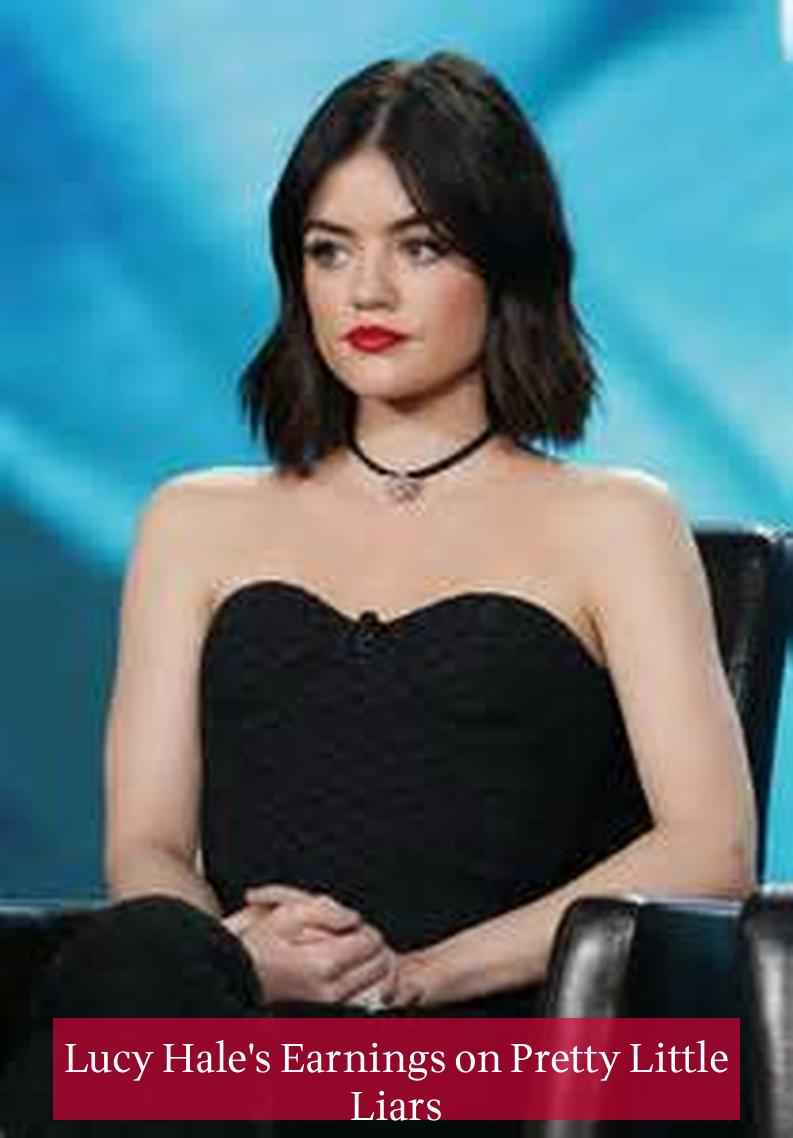 Lucy Hale's Earnings on Pretty Little Liars