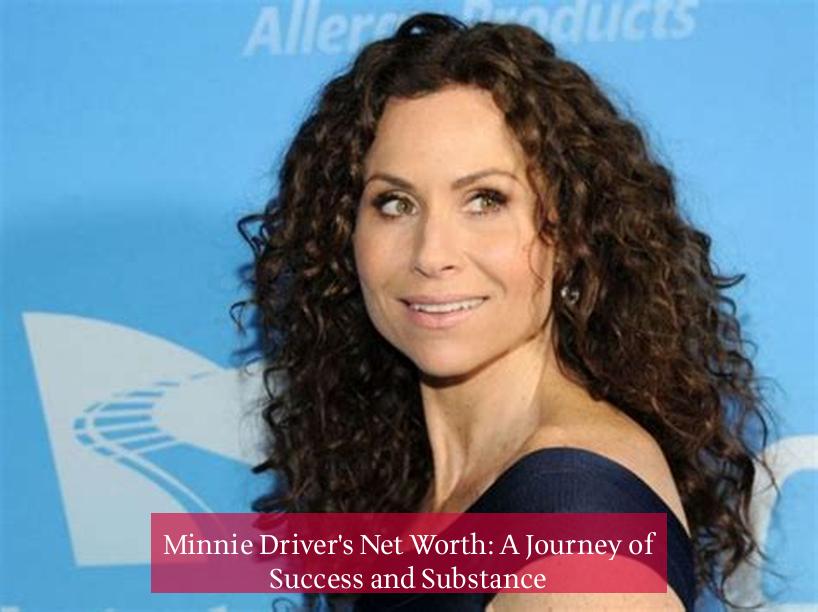 Minnie Driver's Net Worth: A Journey of Success and Substance