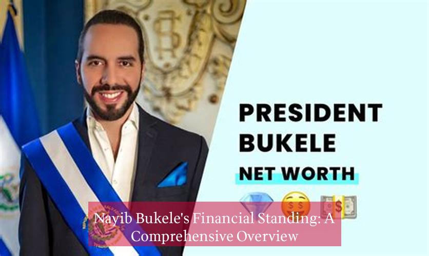Nayib Bukele's Financial Standing: A Comprehensive Overview