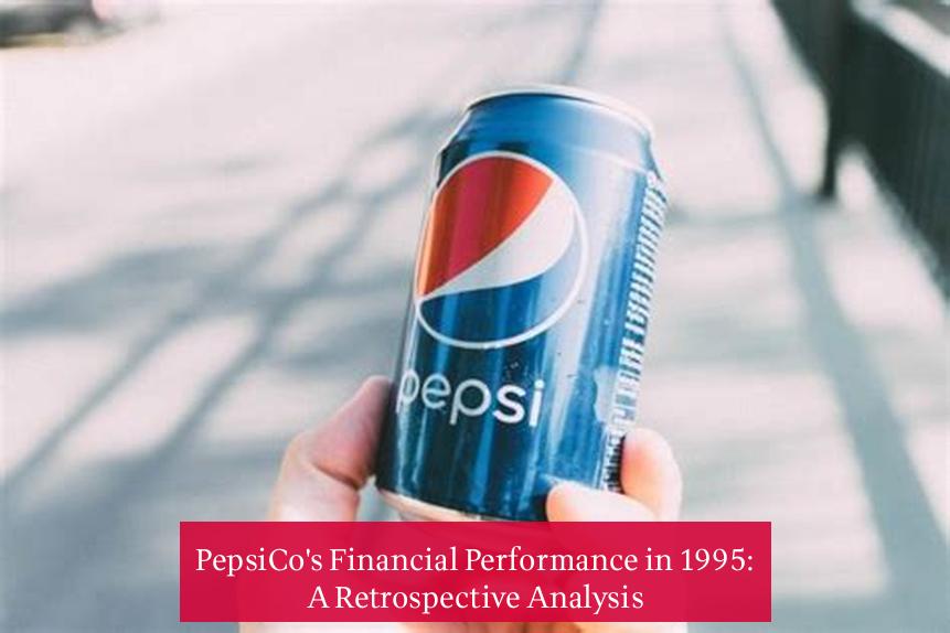 PepsiCo's Financial Performance in 1995: A Retrospective Analysis