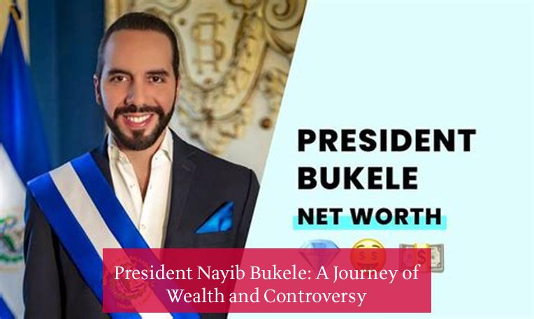 President Nayib Bukele: A Journey of Wealth and Controversy