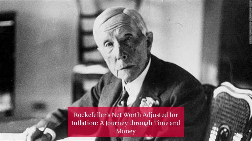 Rockefeller's Net Worth Adjusted for Inflation: A Journey through Time and Money