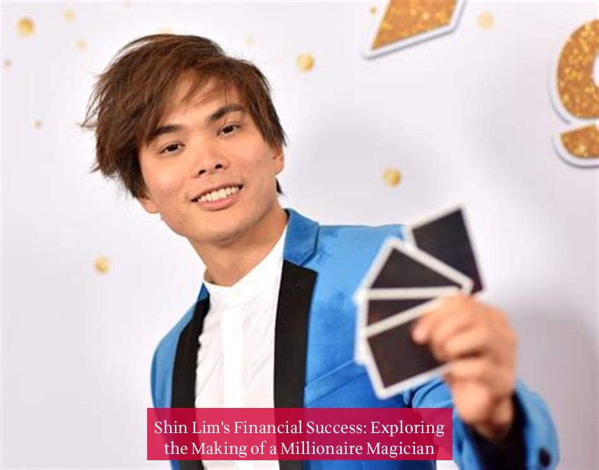 Shin Lim's Financial Success: Exploring the Making of a Millionaire Magician