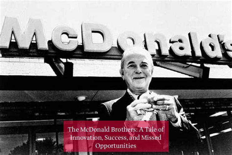 The McDonald Brothers: A Tale of Innovation, Success, and Missed Opportunities