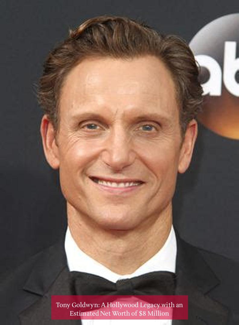 Tony Goldwyn: A Hollywood Legacy with an Estimated Net Worth of $8 Million