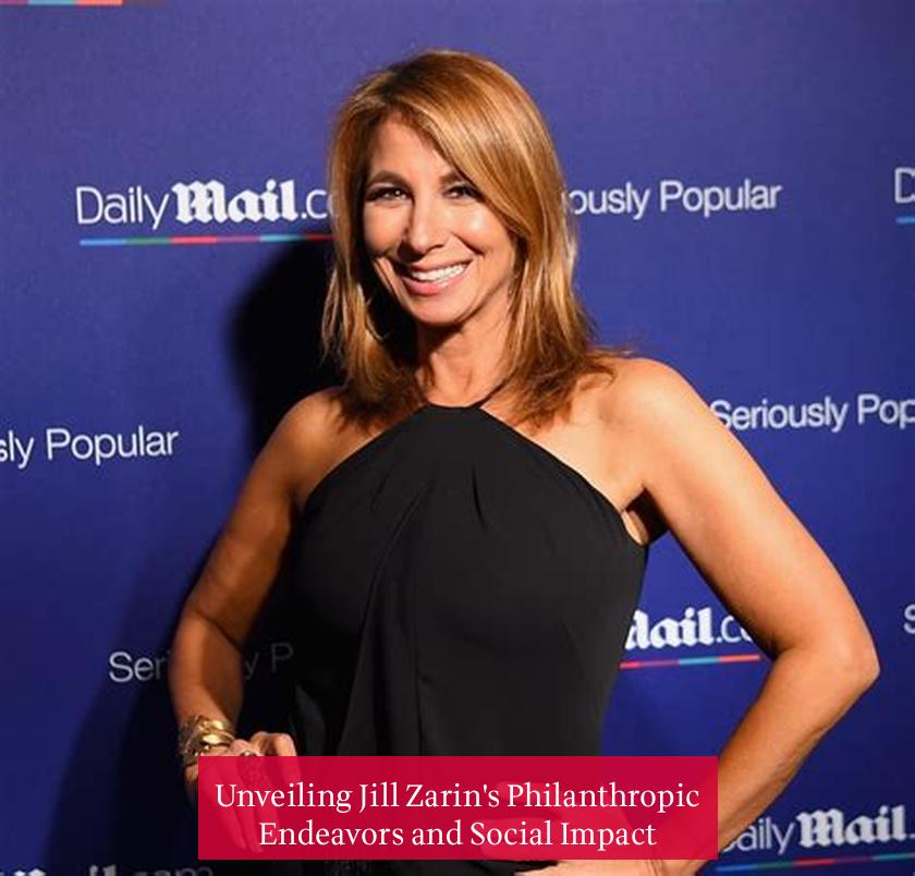 Unveiling Jill Zarin's Philanthropic Endeavors and Social Impact