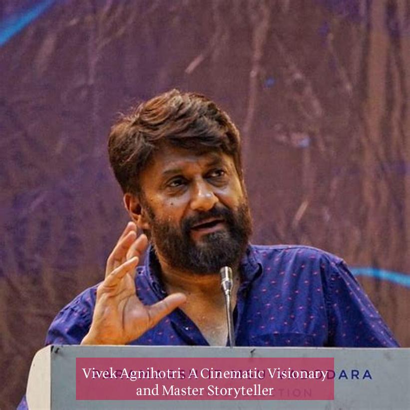 Vivek Agnihotri: A Cinematic Visionary and Master Storyteller